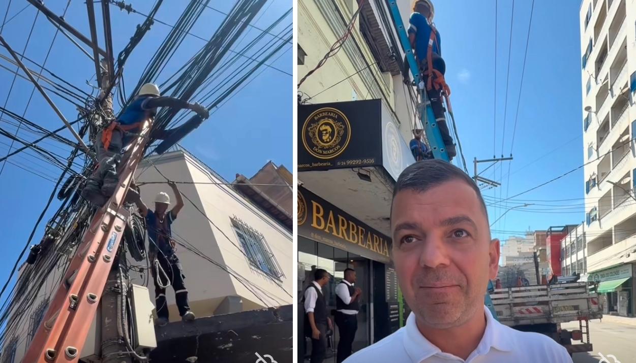 FURLANI CRITICA OPERADORAS DE TELEFONIA E INTERNET EM BARRA MANSA – PREFEITURA JÁ RETIROU CERCA DE 30 TONELADAS DE CABOS E FIOS ABANDONADOS NOS POSTES