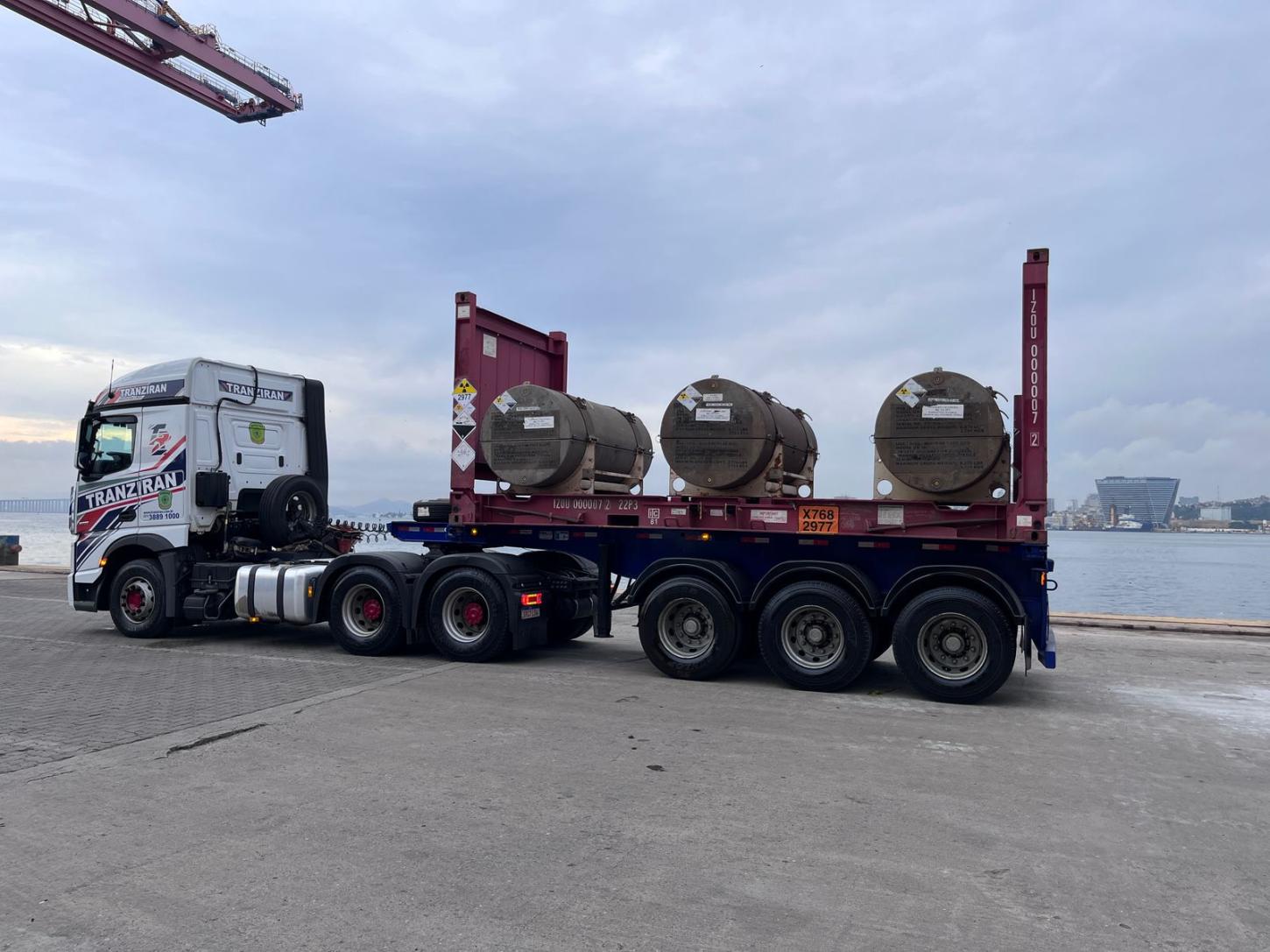 DESTAQUE(AI): INB COMANDA ‘OPERAÇÃO ESTRATÉGICA’ DE RECEBIMENTO E TRANSPORTE NO BRASIL DE URÂNIO ENRIQUECIDO COMPRADO DA RÚSSIA