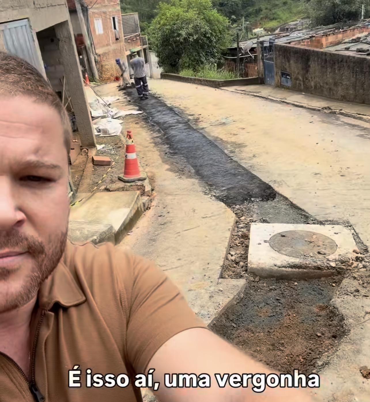 Paraíba do Sul - Asfalto de má qualidade