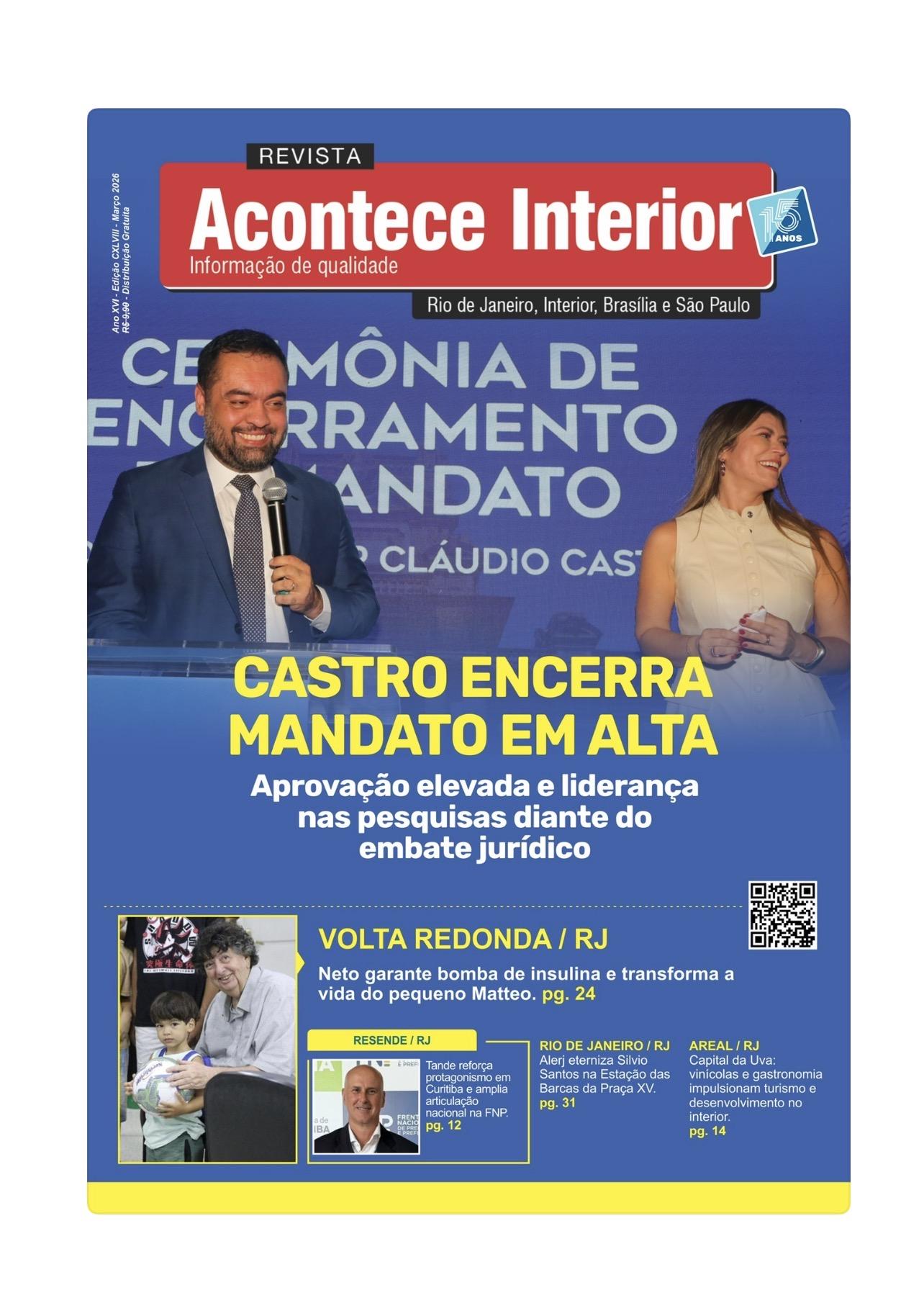 Saiu a Nova Edição da Revista Acontece Interior - Acesse o Link na reportagem. 