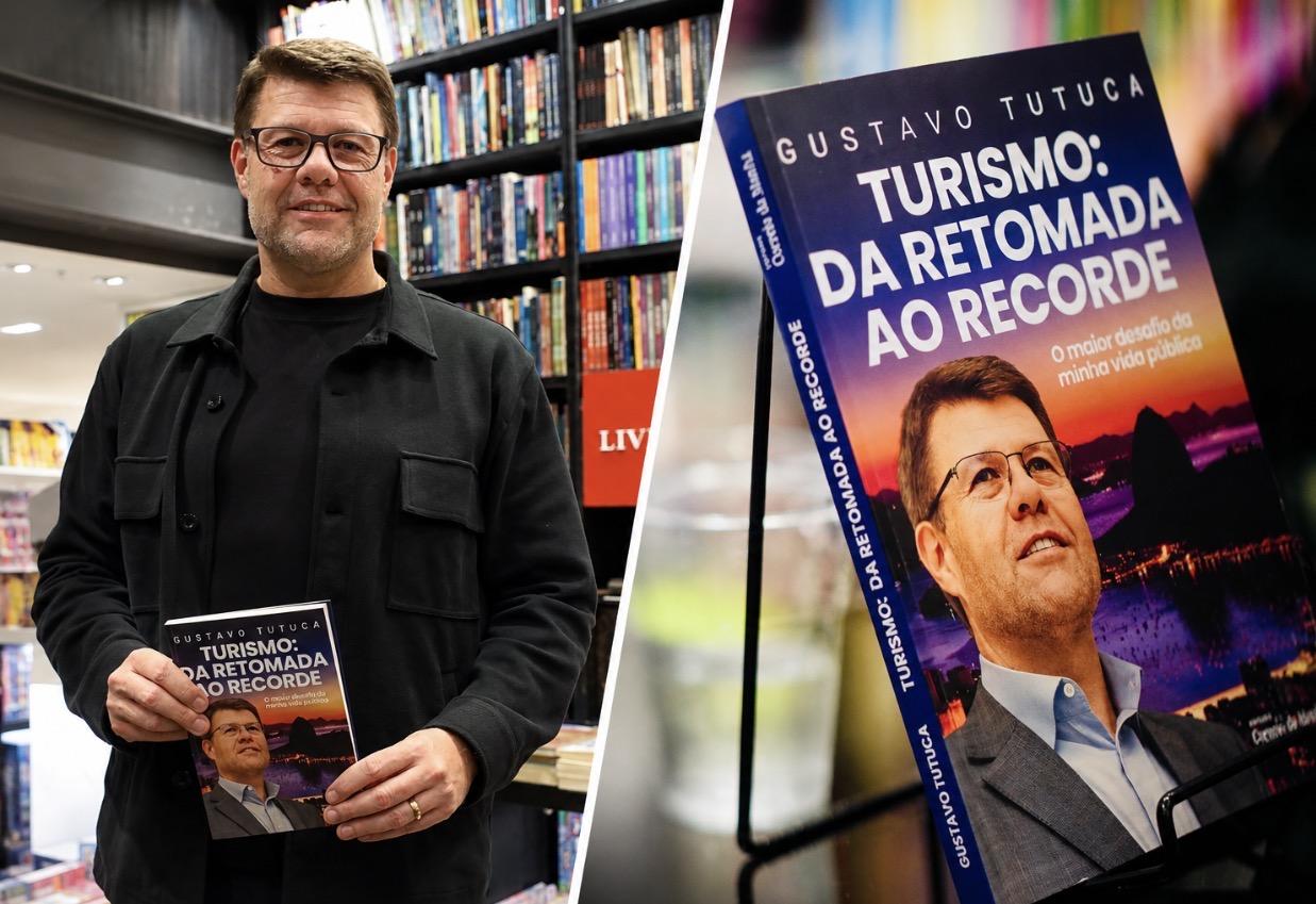 Gustavo Tutuca escolhe o Sul do Estado para o lançamento no interior fluminense de seu primeiro livro