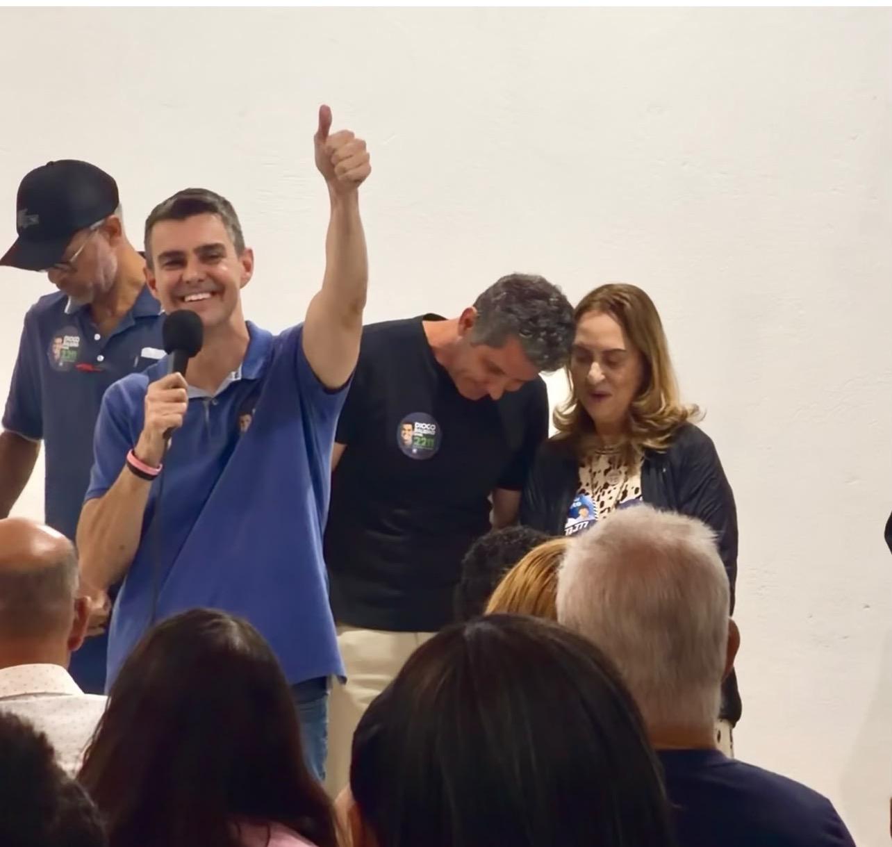 Diogo Balieiro inicia maratona no Sul Fluminense com foco na Câmara dos Deputados