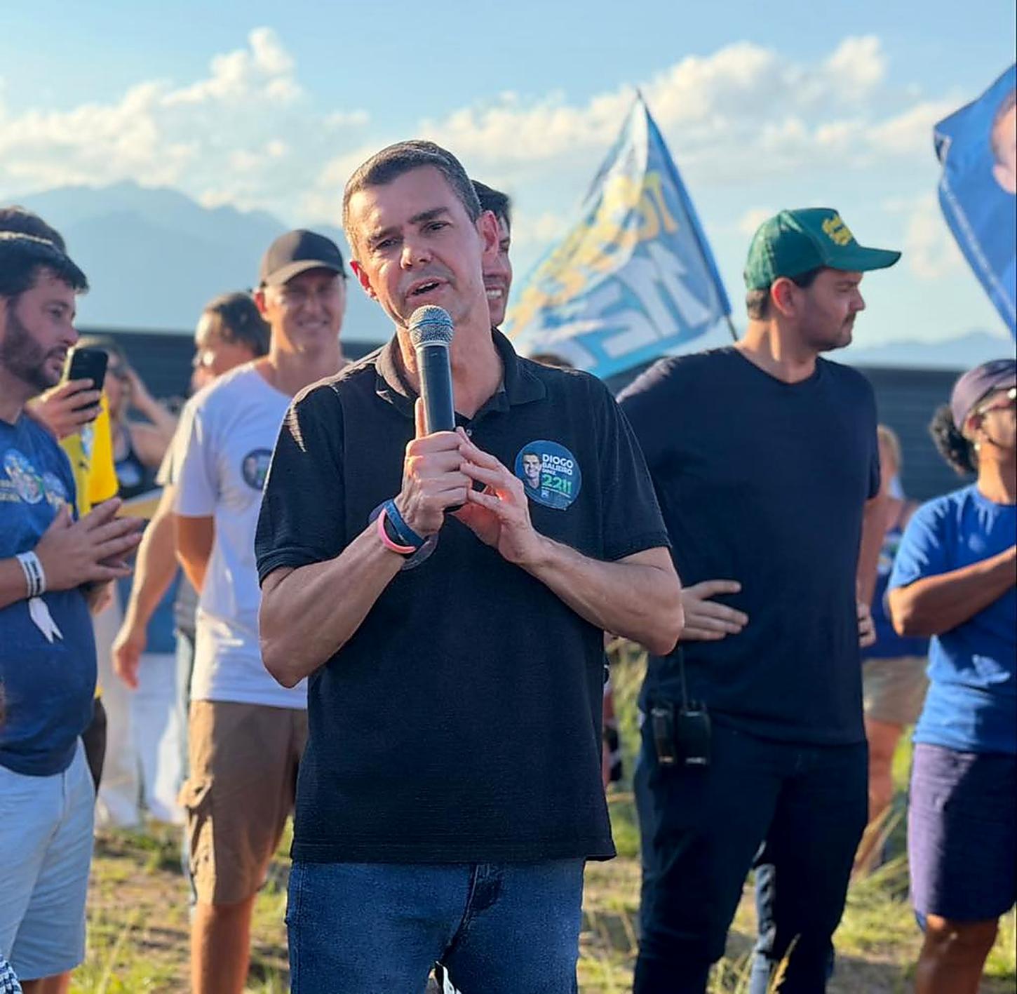 Diogo Balieiro rumo a Brasília