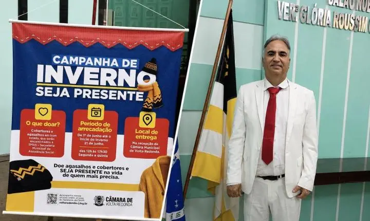 Câmara de Volta Redonda prorroga Campanha de Inverno 
