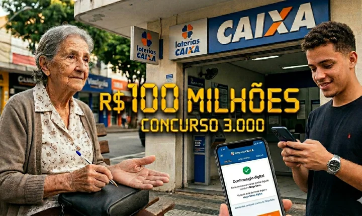 O Bilhete de 100 Milhões circula entre o click, o papel e o que o dinheiro não compra. (Ou Compra?)